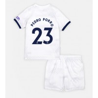 Koszulka piłkarska Tottenham Hotspur Pedro Porro #23 Strój Domowy dla dzieci 2023-24 tanio Krótki Rękaw (+ Krótkie spodenki)
